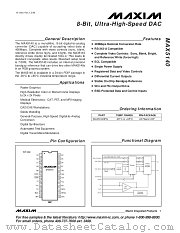 MAX5140 datasheet pdf MAXIM - Dallas Semiconductor