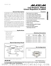 MAX8860EUA25 datasheet pdf MAXIM - Dallas Semiconductor
