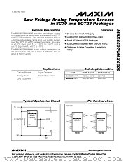 MAX6608IUK-T datasheet pdf MAXIM - Dallas Semiconductor