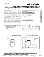 MAX6611AUT-T datasheet pdf MAXIM - Dallas Semiconductor