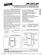 MAX685EEE datasheet pdf MAXIM - Dallas Semiconductor