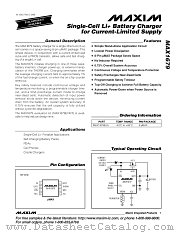 MAX1679 datasheet pdf MAXIM - Dallas Semiconductor