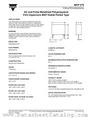 MKP379 datasheet pdf Vishay