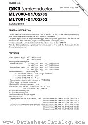 ML7000-03 datasheet pdf OKI electronic eomponets