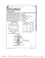 MM74HCT151N datasheet pdf National Semiconductor