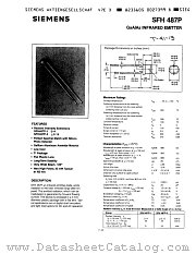SFH487P-1 datasheet pdf Siemens