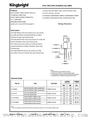 L161 datasheet pdf Kingbright Electronic