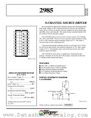 2985 datasheet pdf Allegro MicroSystems