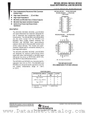 MC3552 datasheet pdf Texas Instruments