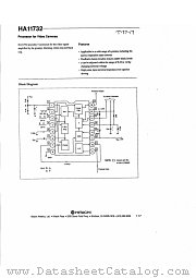 HA11732 datasheet pdf Renesas