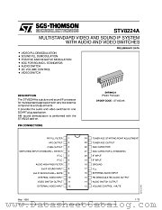 STV8224A datasheet pdf ST Microelectronics