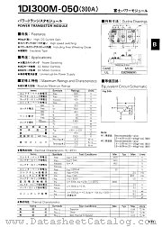 1DI300M-050 datasheet pdf Fuji Electric