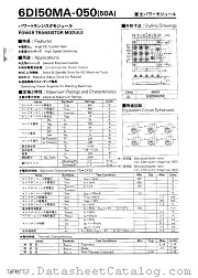 6DI50MA-050 datasheet pdf Fuji Electric