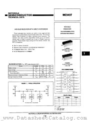 MC3437 datasheet pdf Motorola