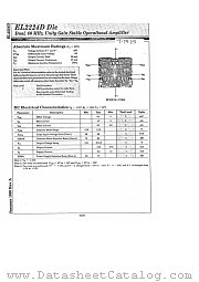 EL2224D datasheet pdf Elantec Semiconductor