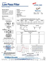 LFCN-1325D datasheet pdf Mini-Circuits