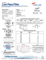 LFCN-1450D datasheet pdf Mini-Circuits