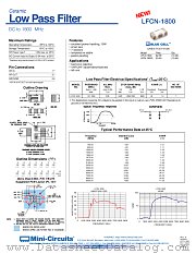 LFCN-1800D datasheet pdf Mini-Circuits