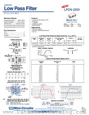 LFCN-2250 datasheet pdf Mini-Circuits