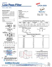LFCN-2850 datasheet pdf Mini-Circuits