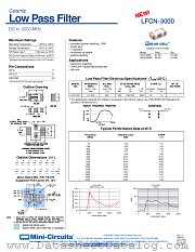 LFCN-3000 datasheet pdf Mini-Circuits