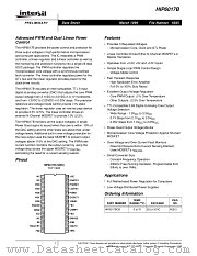 HIP6017BCB datasheet pdf Intersil