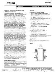 HIP6502CB datasheet pdf Intersil