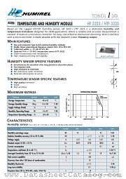 HF3223 datasheet pdf Humirel