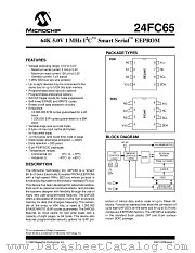 24FC65-IP datasheet pdf Microchip