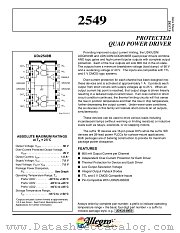 2549 datasheet pdf Allegro MicroSystems