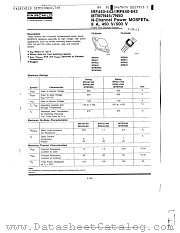 IRF841 datasheet pdf Fairchild Semiconductor