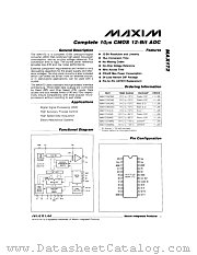 MAX172ACWG datasheet pdf MAXIM - Dallas Semiconductor
