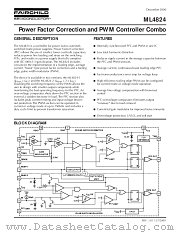 ML4824CP-1 datasheet pdf Fairchild Semiconductor