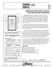 UCN5890 datasheet pdf Allegro MicroSystems