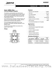 HA5025IP datasheet pdf Intersil