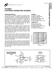 CLC5523IM datasheet pdf National Semiconductor
