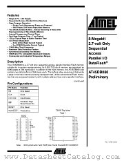 AT45DB080-RI datasheet pdf Atmel