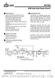 AIC1525-0 datasheet pdf Analog Integrations Corporation