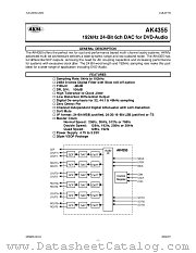 AK4355VF datasheet pdf Asahi Kasei Microsystems