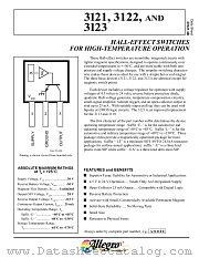 A3121U datasheet pdf Allegro MicroSystems