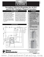 CS5101EDWR16 datasheet pdf Cherry Semiconductor