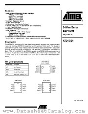 AT24C01-10TI-2.7 datasheet pdf Atmel