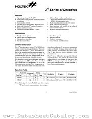 HT-12D datasheet pdf Holtek Semiconductor