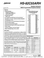 HS1-82C55ARH-8 datasheet pdf Intersil