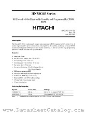 HN58C65FP-25 datasheet pdf Hitachi Semiconductor