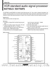 BA7795 datasheet pdf ROHM