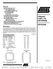 AT27C2048-55PI datasheet pdf Atmel