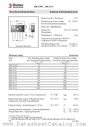 DBI15-10 datasheet pdf Diotec Elektronische