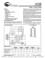 CY7C1006B-20VI datasheet pdf Cypress