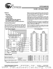 CY7C1049CV33-10VI datasheet pdf Cypress